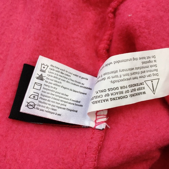 Bailey & Bella My Owner Is Single Hot Pink Fleece Dog Hoodie - Picture 8 of 9